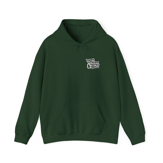 “I Work to Afford Therapy & Coffee” – Unisex Hoodie
