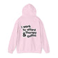 “I Work to Afford Therapy & Coffee” – Unisex Hoodie