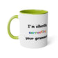 I'm silently correct your grammar - Kubek 11oz