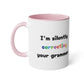 I'm silently correct your grammar - Kubek 11oz